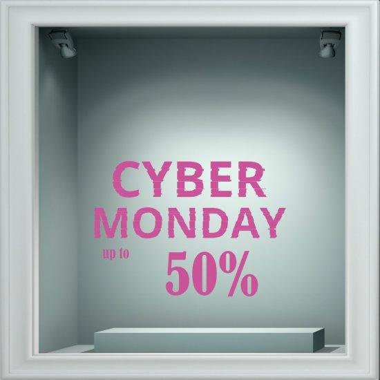 Αυτοκόλλητο Εκπτώσεων - Cyber Monday 11