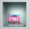 Αυτοκόλλητο Εκπτώσεων - Cyber Monday 12