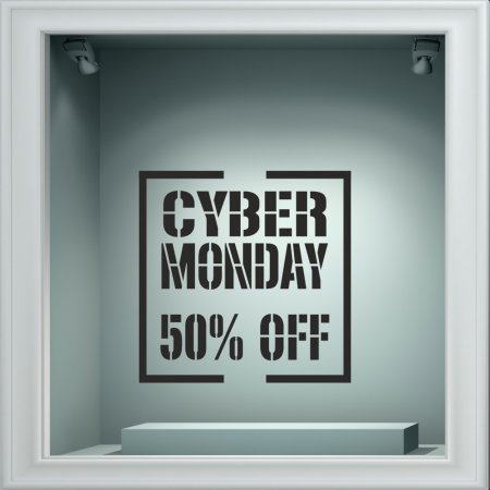 Αυτοκόλλητο Εκπτώσεων - Cyber Monday 13