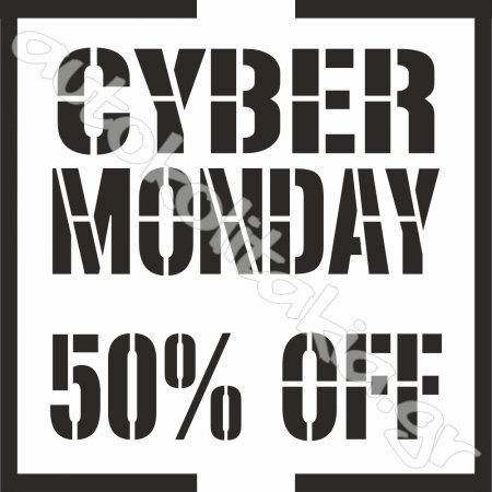 Αυτοκόλλητο Εκπτώσεων - Cyber Monday 13