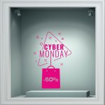 Αυτοκόλλητο Εκπτώσεων - Cyber Monday 14