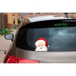Αυτοκόλλητο αυτοκινήτου Χριστουγεννιάτικο - Άγιος Βασίλης 2