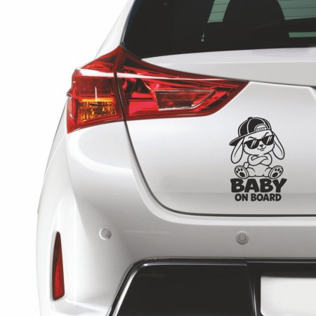 Αυτοκόλλητο αυτοκινήτου - Baby on Board Αυτοκόλλητο αυτοκινήτου - Baby on Board