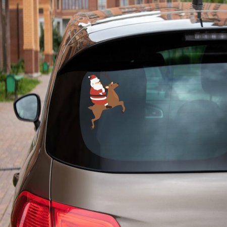 Αυτοκόλλητο αυτοκινήτου - Χριστουγεννιάτικο