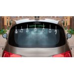 Αυτοκόλλητο αυτοκινήτου Χριστουγεννιάτικο - Άγιοι Βασίληδες (4 Τεμάχια)