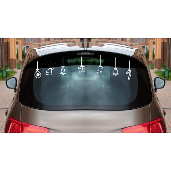 Αυτοκόλλητο αυτοκινήτου Χριστουγεννιάτικο - Άγιοι Βασίληδες (4 Τεμάχια) Αυτοκόλλητο αυτοκινήτου Χριστουγεννιάτικο - Άγιοι Βασίληδες (4 Τεμάχια)