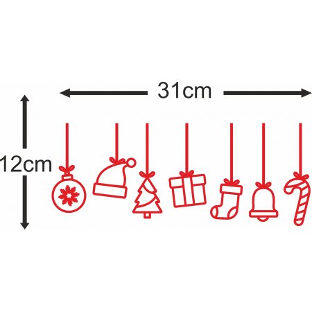Αυτοκόλλητο αυτοκινήτου Χριστουγεννιάτικο - Άγιοι Βασίληδες (4 Τεμάχια)