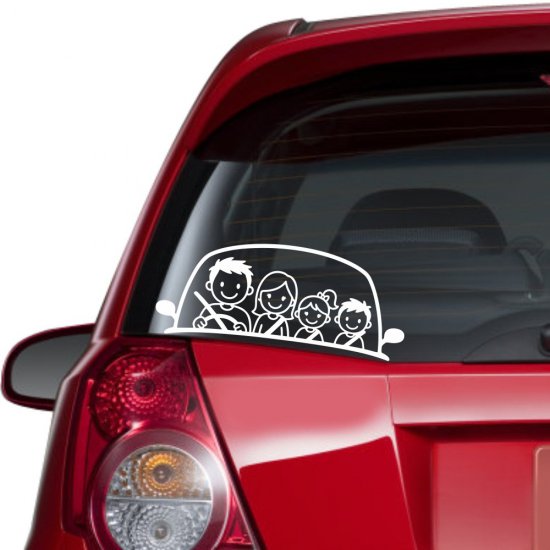 Car Sticker -Family on Board 14 Car Sticker -Family on Board 14
