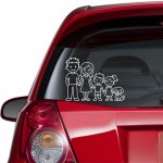 Car Sticker - Family on Board