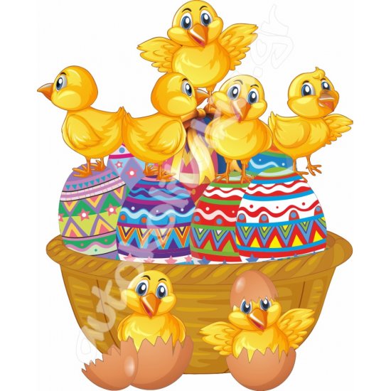 Αυτοκόλλητο Βιτρίνας - Happy Easter 2