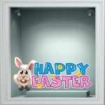 Αυτοκόλλητο Βιτρίνας - Πασχαλινό 35