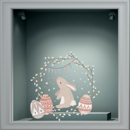 Αυτοκόλλητο Βιτρίνας - Πασχαλινό 37