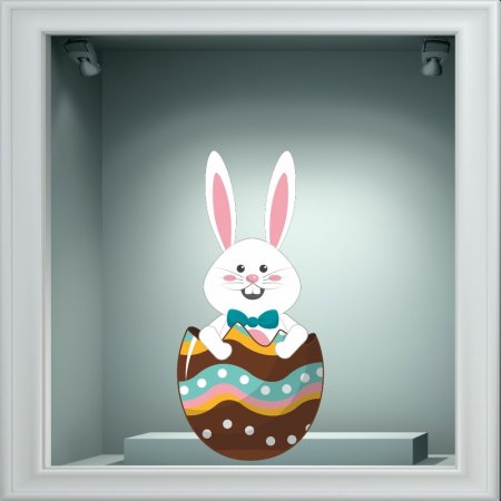 Αυτοκόλλητο Βιτρίνας - Πασχαλινό 55