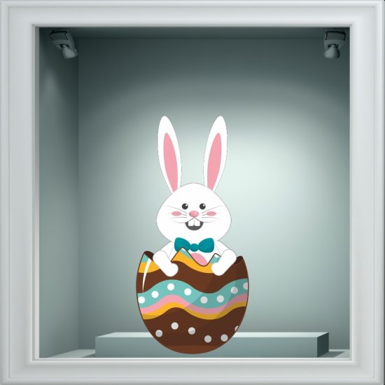 Αυτοκόλλητο Βιτρίνας - Πασχαλινό 55