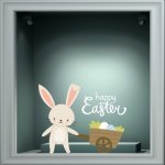 Αυτοκόλλητο Βιτρίνας - Πασχαλινό 57