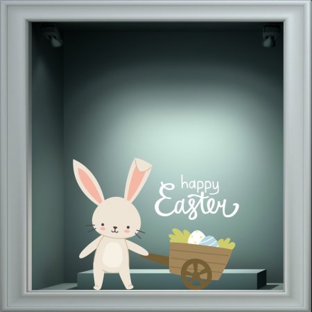 Αυτοκόλλητο Βιτρίνας - Πασχαλινό 57