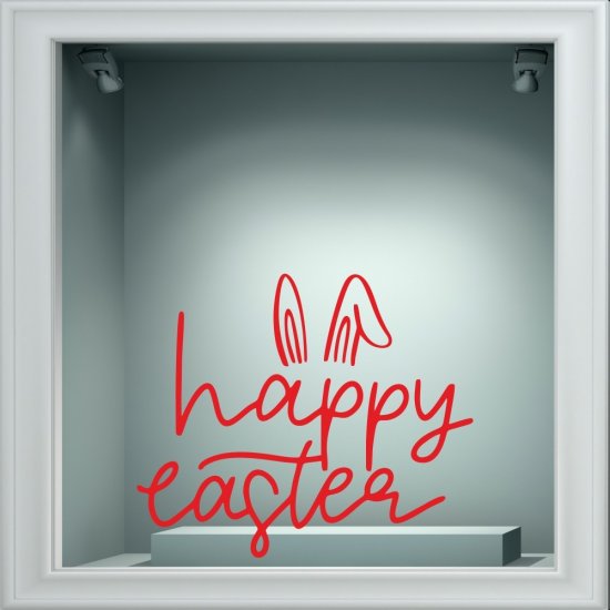 Αυτοκόλλητο Βιτρίνας - Πασχαλινό 59