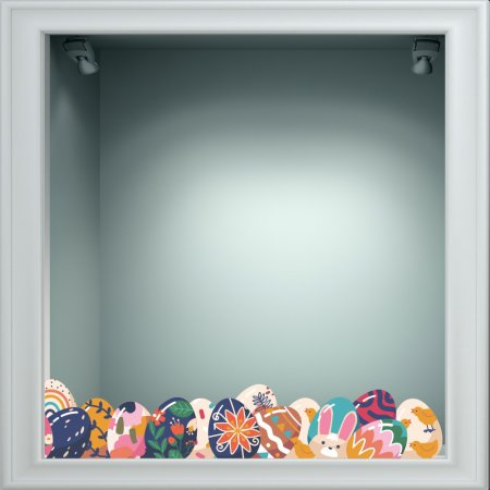 Αυτοκόλλητο Βιτρίνας - Πασχαλινό 51