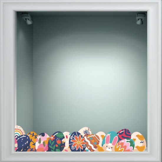 Αυτοκόλλητο Βιτρίνας - Πασχαλινό 51