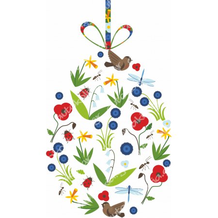 Αυτοκόλλητο Βιτρίνας - Πασχαλινό 54