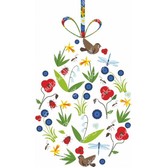 Αυτοκόλλητο Βιτρίνας - Πασχαλινό 54