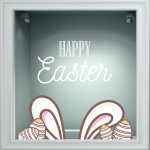 Αυτοκόλλητο Βιτρίνας - Πασχαλινό 55