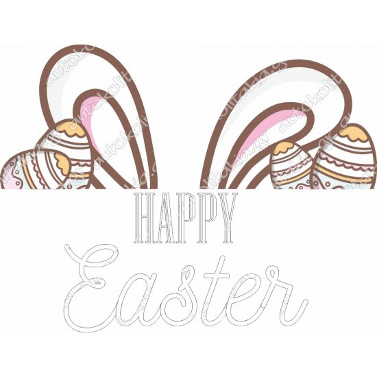 Αυτοκόλλητο Βιτρίνας - Πασχαλινό 55