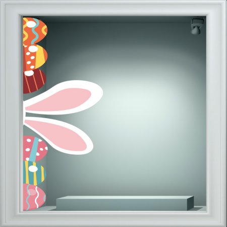 Αυτοκόλλητο Βιτρίνας - Πασχαλινό 56