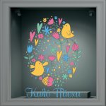 Αυτοκόλλητο Βιτρίνας - Πασχαλινό 58