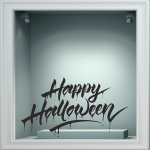 Αυτοκόλλητο βιτρίνας - Halloween 18