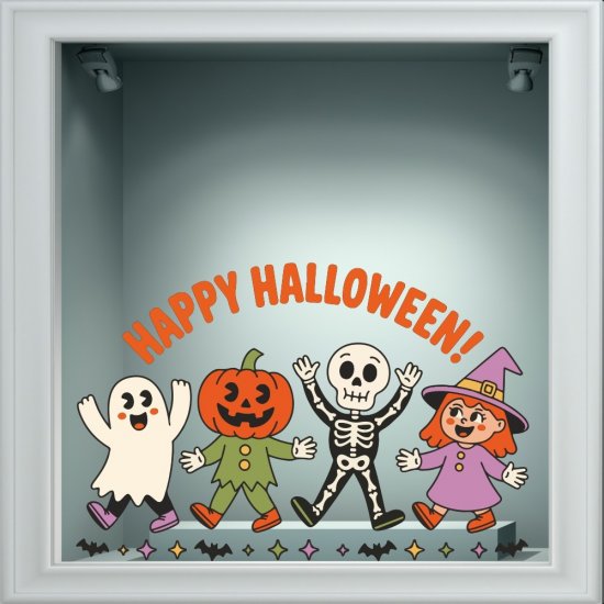 Αυτοκόλλητο βιτρίνας - Halloween 27