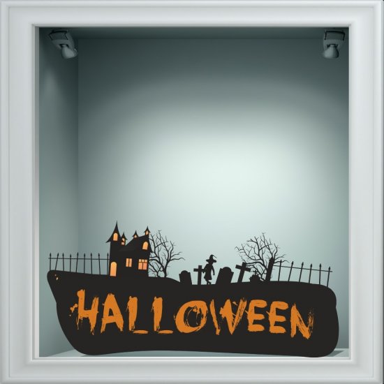 Αυτοκόλλητο βιτρίνας - Halloween 28