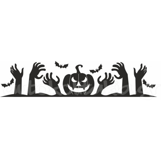 Αυτοκόλλητο βιτρίνας - Halloween 29
