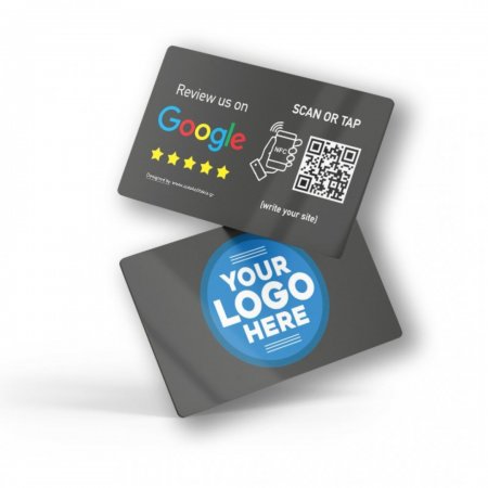 Nfc Tap Or scan QR Code Κάρτα αξιολογήσεων Google με το logo σας Nfc Tap Or scan QR Code Κάρτα αξιολογήσεων Google με το logo σας