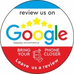 Nfc Tap αυτοκόλλητο αξιολογήσεων Google με NFC Chip