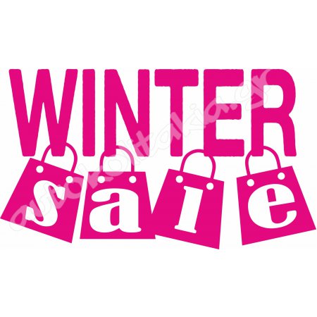 Αυτοκόλλητο χειμερινών εκπτώσεων - Χειμερινές Εκπτώσεις 70