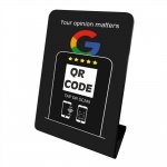Nfc Tap Or scan QR Code desktop stand Google reviews