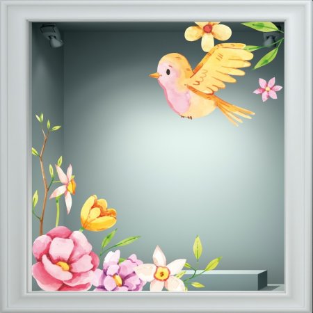 Αυτοκόλλητο βιτρίνας - Ανοιξιάτικο 39