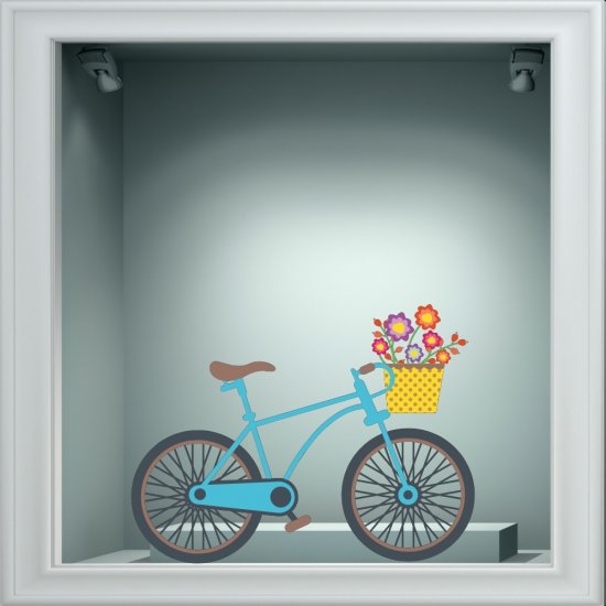 Αυτοκόλλητο βιτρίνας - Ανοιξιάτικο 39