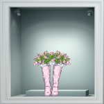 Αυτοκόλλητο βιτρίνας - Ανοιξιάτικο 40