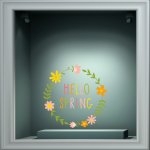 Αυτοκόλλητο βιτρίνας - Άνοιξη - Λουλούδια 42