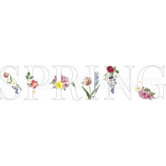 Αυτοκόλλητο βιτρίνας - Άνοιξη - Λουλούδια 27 Αυτοκόλλητο βιτρίνας - Άνοιξη - Λουλούδια 27