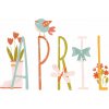 Αυτοκόλλητο βιτρίνας - Άνοιξη - Λουλούδια 28
