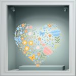 Αυτοκόλλητο βιτρίνας - Άνοιξη - Λουλούδια 29