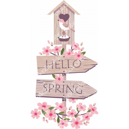 Αυτοκόλλητο βιτρίνας - Ανοιξιάτικο 60 Αυτοκόλλητο βιτρίνας - Ανοιξιάτικο 60