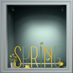 Αυτοκόλλητο βιτρίνας - Ανοιξιάτικο 61