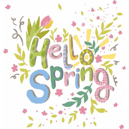 Αυτοκόλλητο βιτρίνας - Ανοιξιάτικο 64