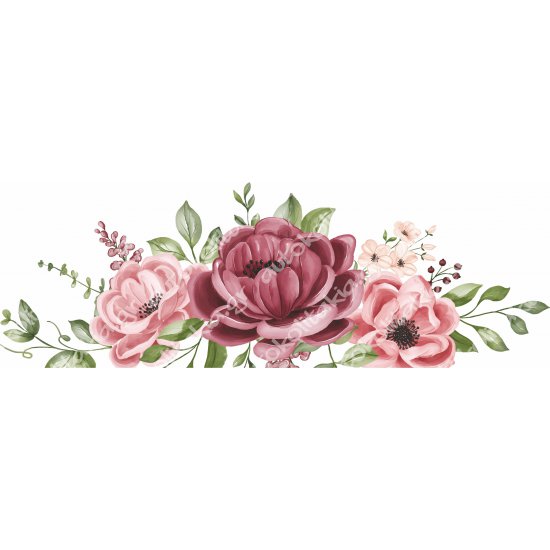 Αυτοκόλλητο βιτρίνας - Άνοιξη - Λουλούδια 64