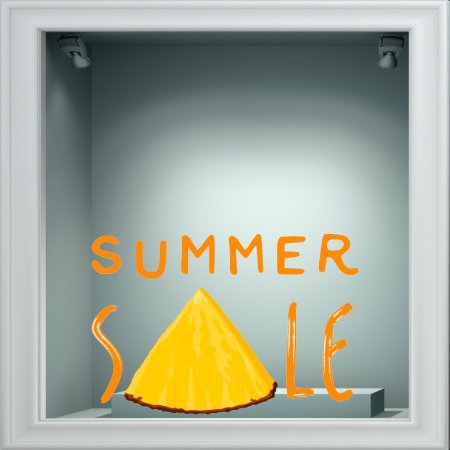 Αυτοκόλλητο εκπτώσεων - Summer sale 91