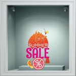 Αυτοκόλλητο εκπτώσεων - Summer sale 93